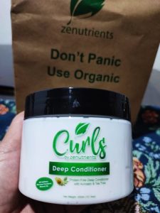 Curls by Zenutrients Avocado and Tea Tree Deep Conditioner Treatment